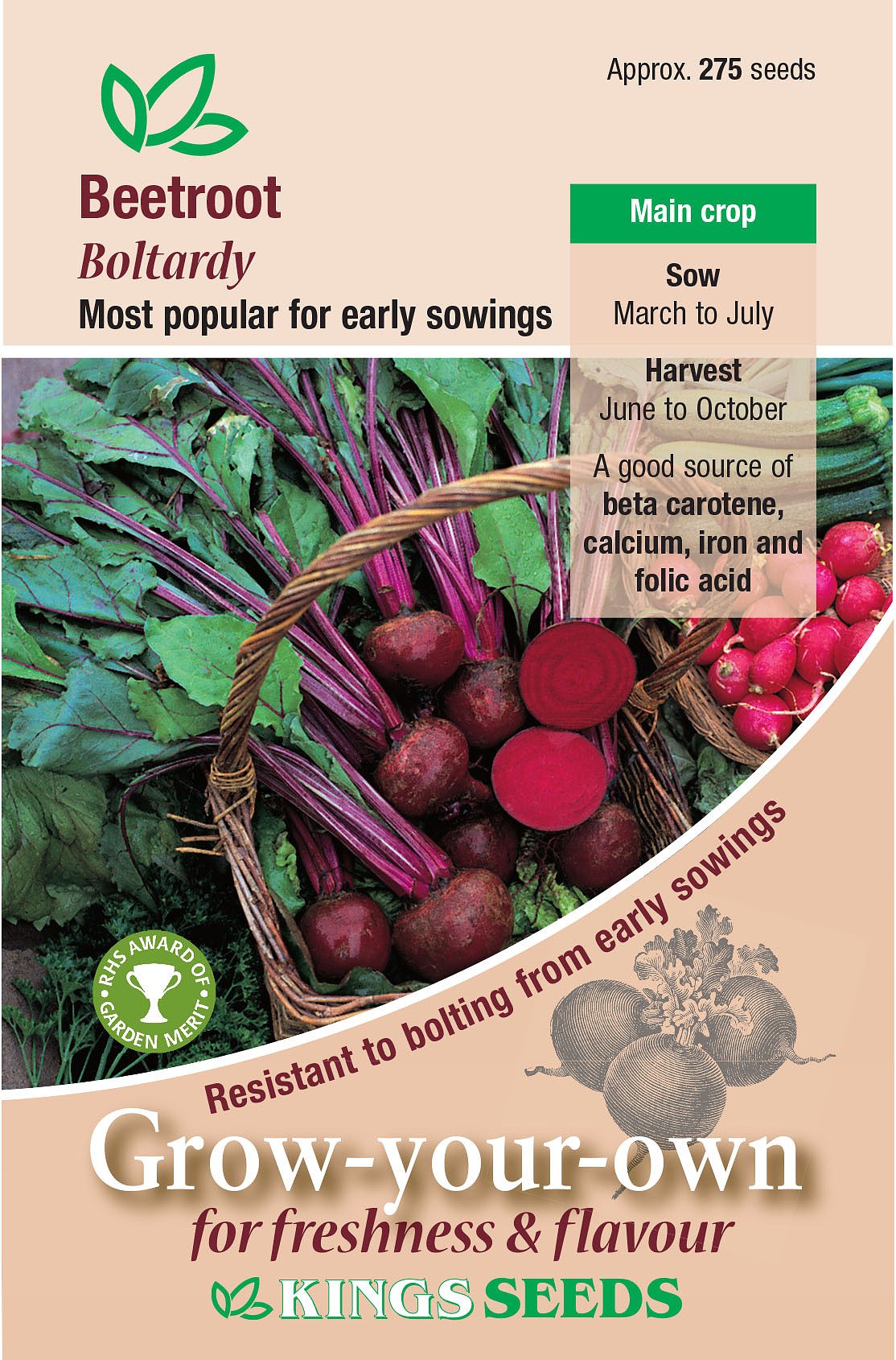Beetroot Boltardy RHS AGM