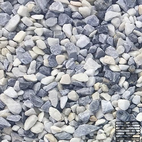 Polar Ice Stone Chippings 20mm Pallet (50) 20kg bags