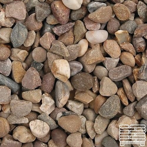 Natural Pea Gravel 20mm Pallet (50) 20kg bags