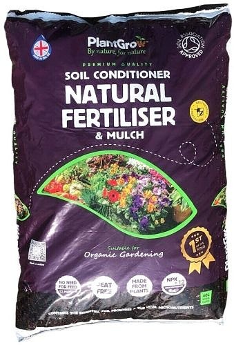 PlantGrow Natural Fertiliser & Mulch 40lt