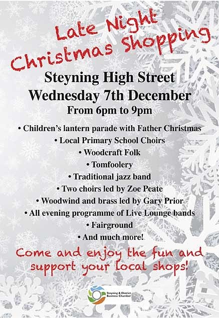 Your Steyning Dec 16 Late Night Shopping