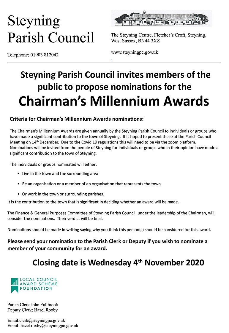 Millennium Awards Steyning